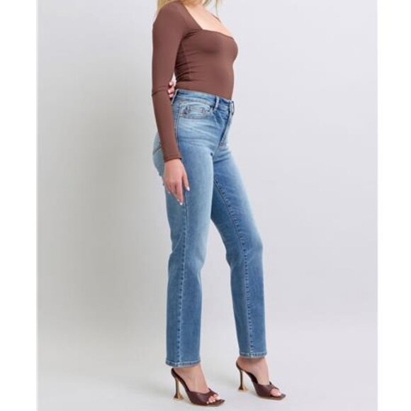 NWT 🔥 Judy Blue THERMAL Straight Jeans, Cozy Warm, Stretchy Winter Jeans - Picture 8 of 10